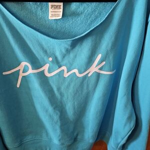 PINK Victoria's Secret Blue Sweatshirt